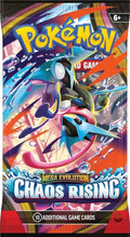 Chaos Rising - New Single Pokemon Booster Pack - 10 Cards - Pack Artwork May Vary