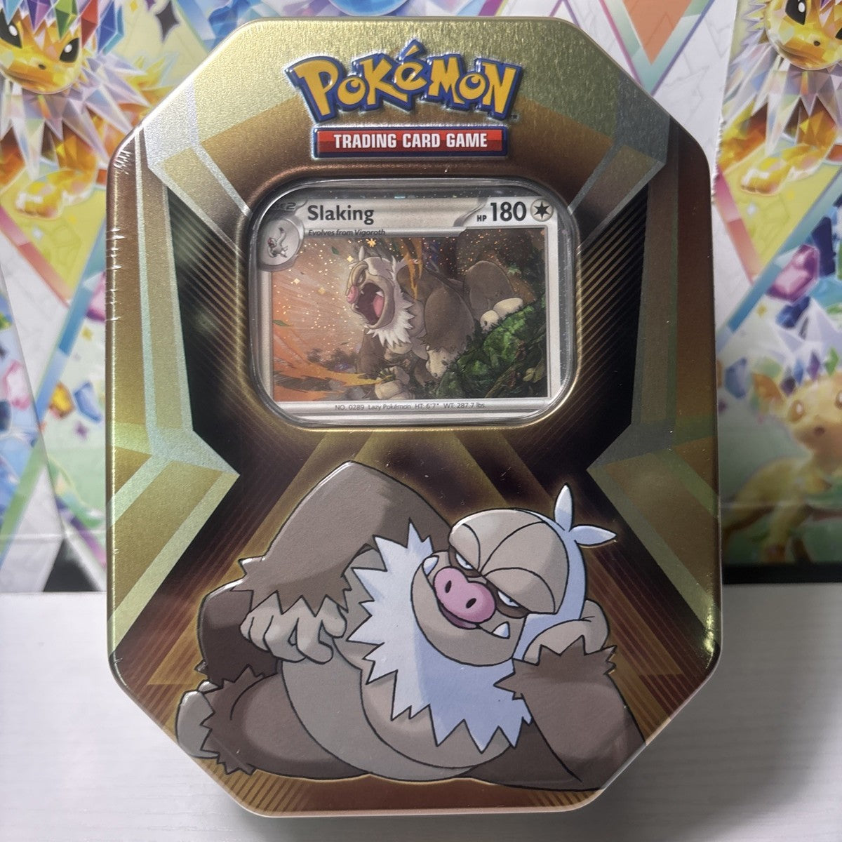Pokémon TCG - Slaking - Pokemon Tin - Collectors Tin - Factory Sealed - New